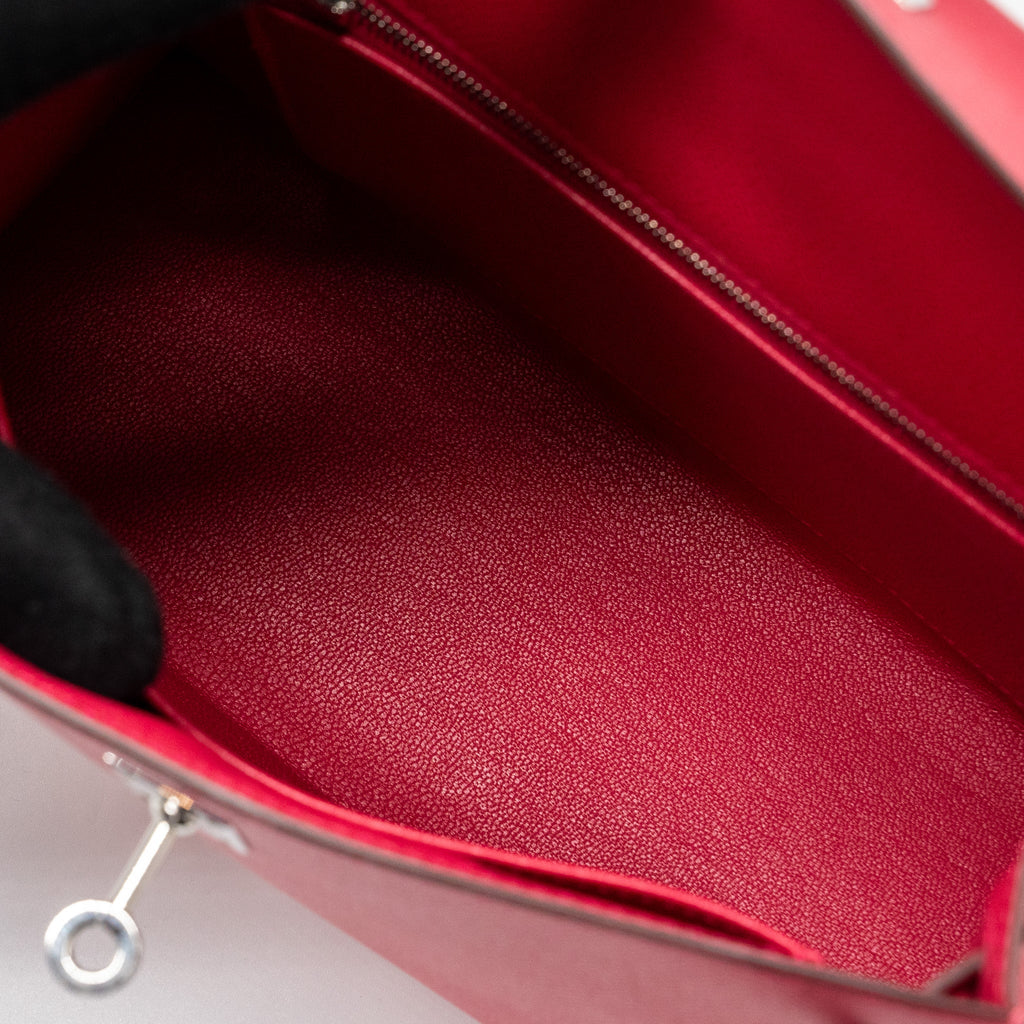 HERMES KELLY 25 EPSOM ROSE EXTREME SHW