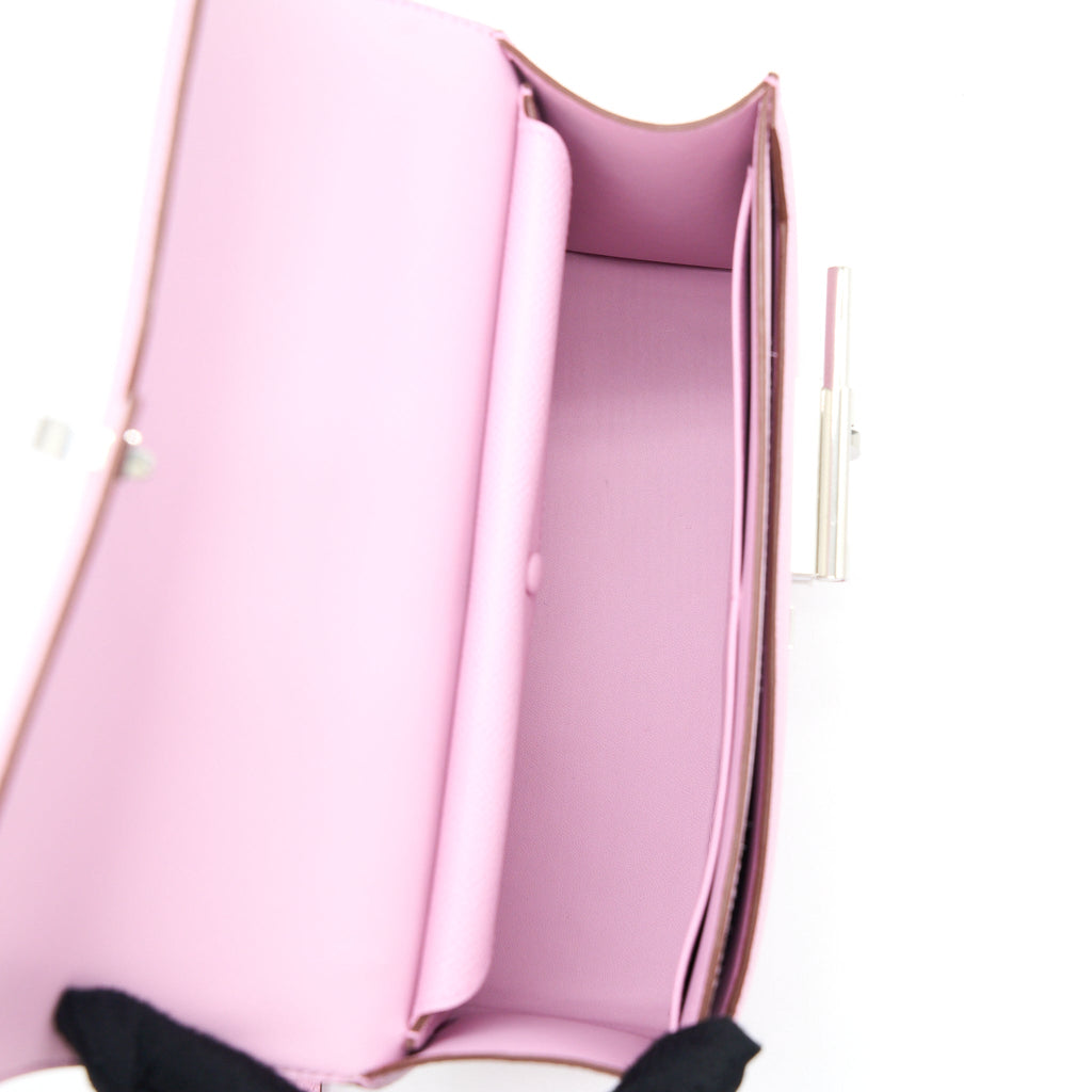 HERMES SAC VERROU 21 EPSOM X9 MAUVE SYLVESTER SHW