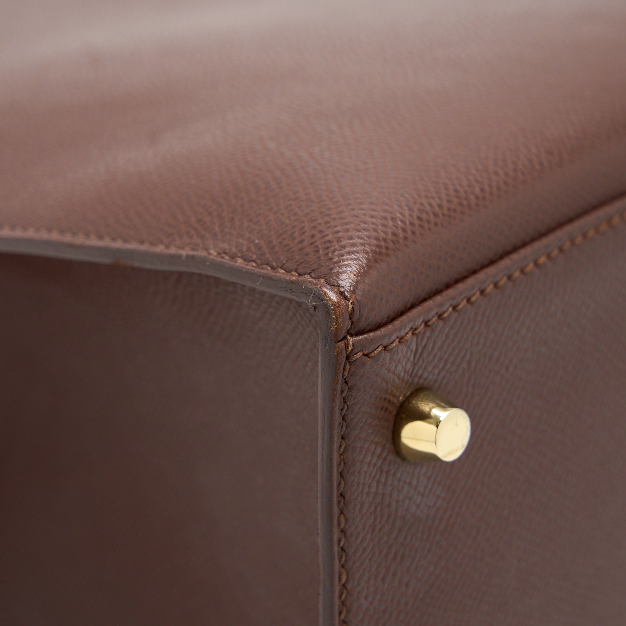 HERMES KELLY 40 EPSOM CHOCOLATE GHW