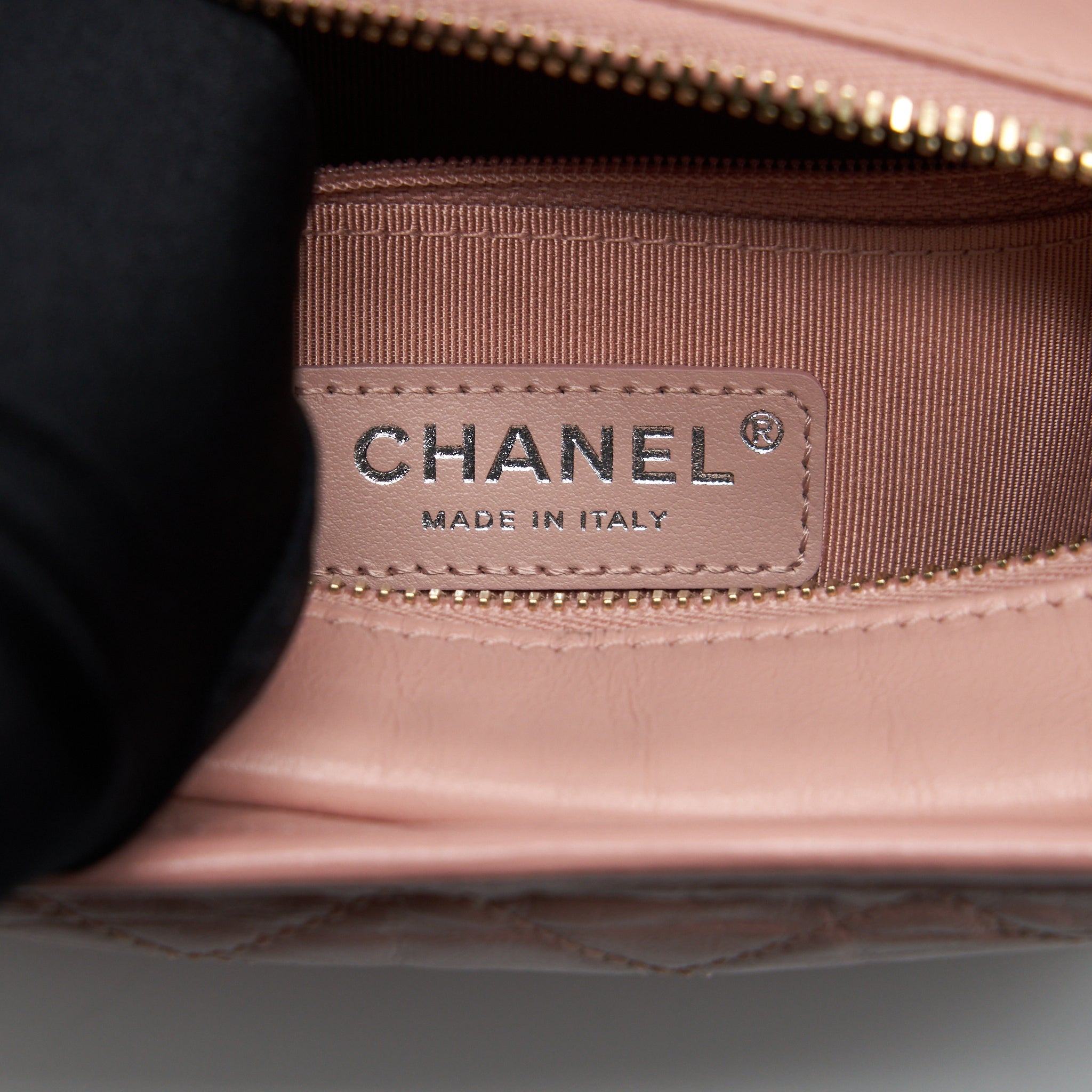 CHANEL SMALL GABRIELLE HOBO BAG AGED CALFSKIN PINK