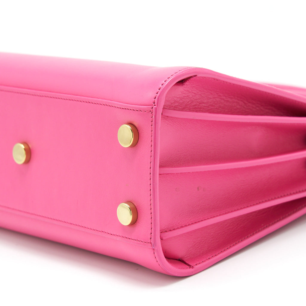 SAINT LAURENT/YSL NANO SAC DE JOUR NANO CALFSKIN PINK GHW