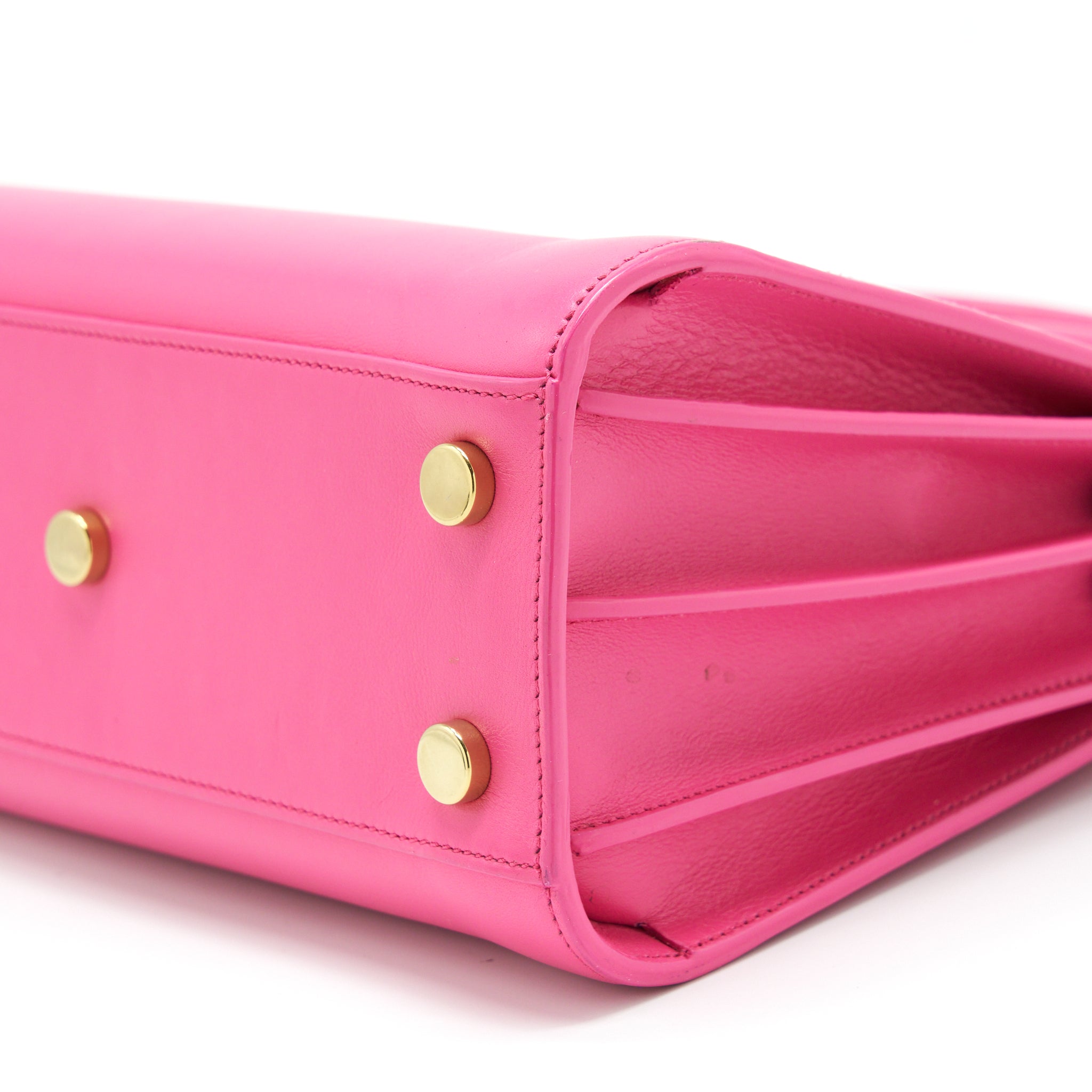 SAINT LAURENT/YSL NANO SAC DE JOUR NANO CALFSKIN PINK GHW
