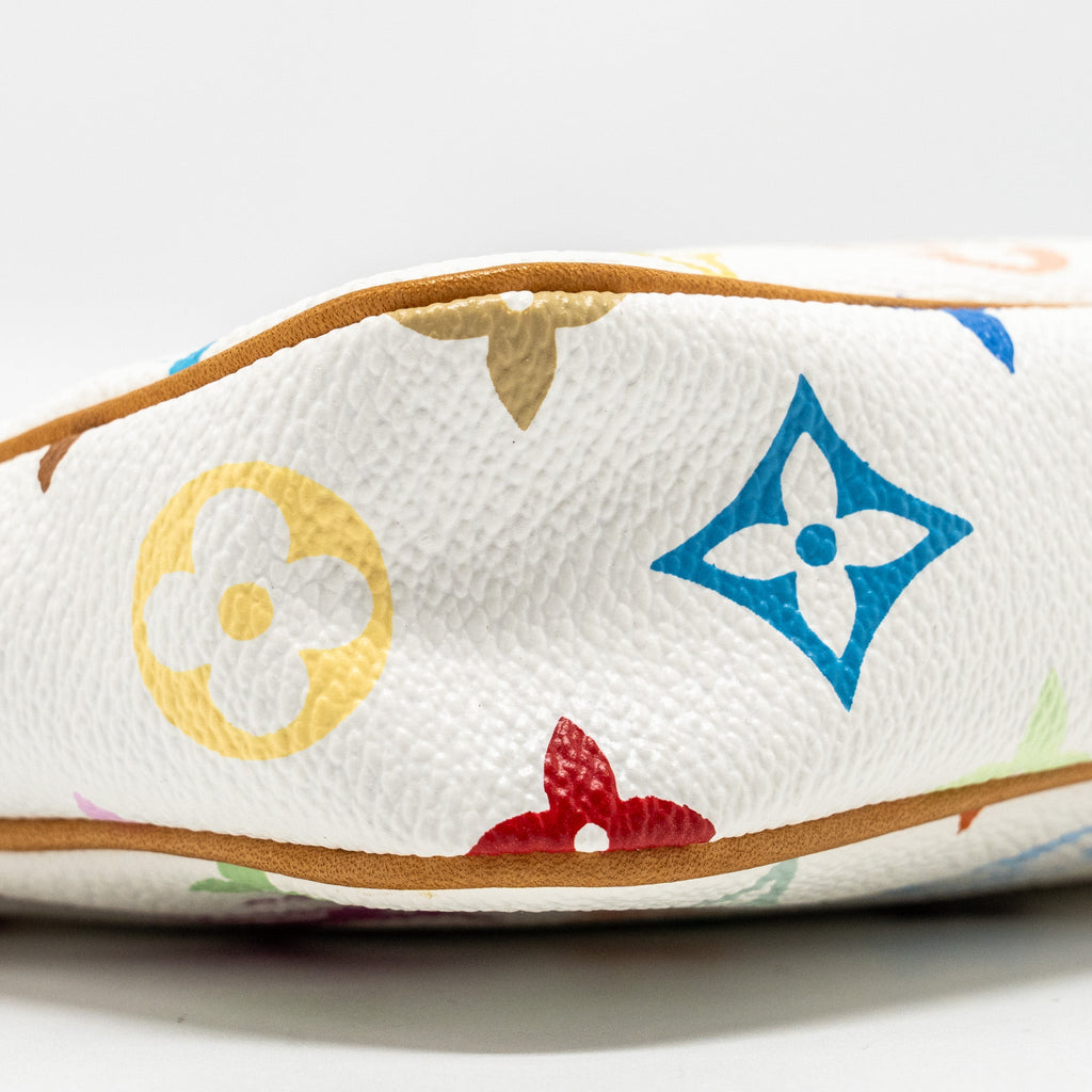 LOUIS VUITTON POCHETTE ACCESSORIES CANVAS WHITE MULTICOLOUR GHW