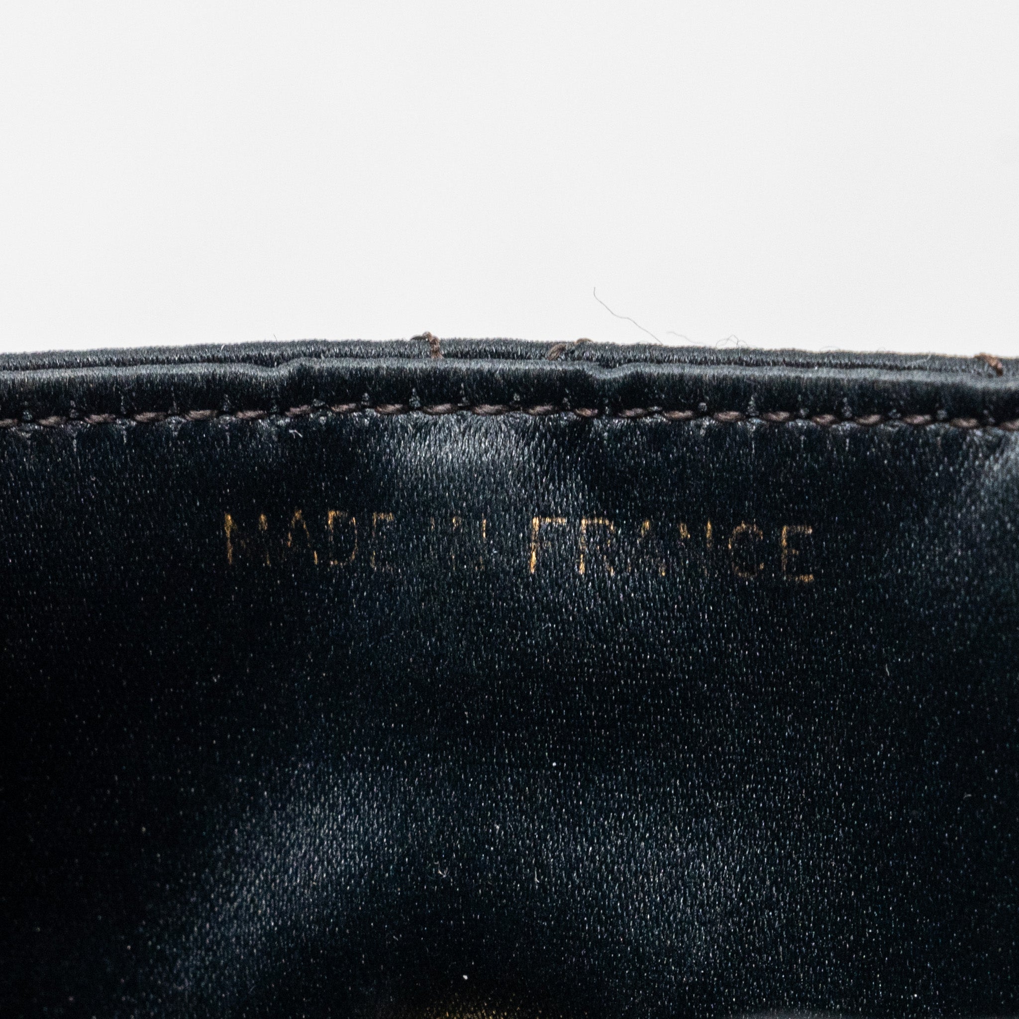 CHANEL VINTAGE FLAP BAG SATIN BLACK GHW