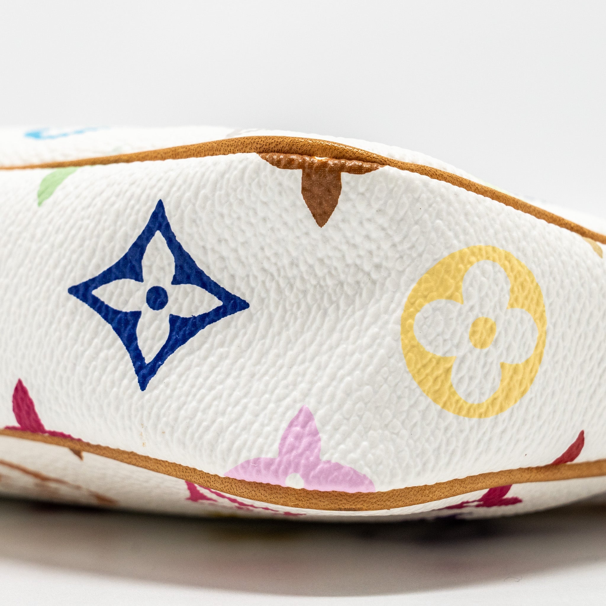 LOUIS VUITTON POCHETTE ACCESSORIES CANVAS WHITE MULTICOLOUR GHW