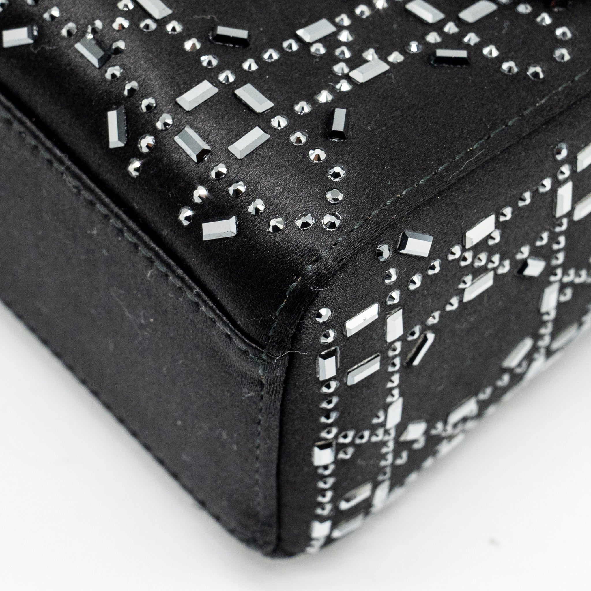 DIOR MINI LADY DIOR STAIN CRYSTAL BLACK SHW