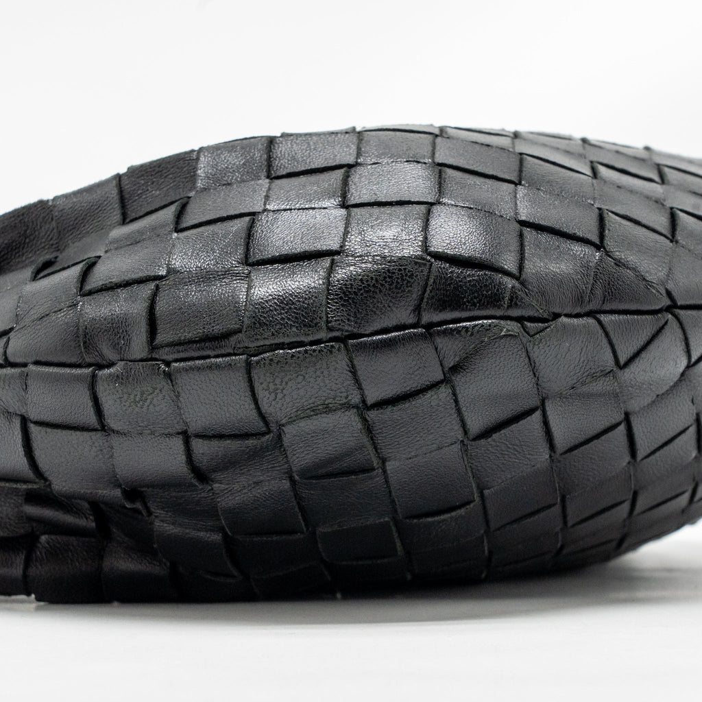 BOTTEGA VENETA MINI JODIE LAMBSKIN BLACK SHW