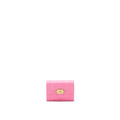 CHANEL BOY SMALL WALLET PINK BRUSHED LAMBSKIN GHW