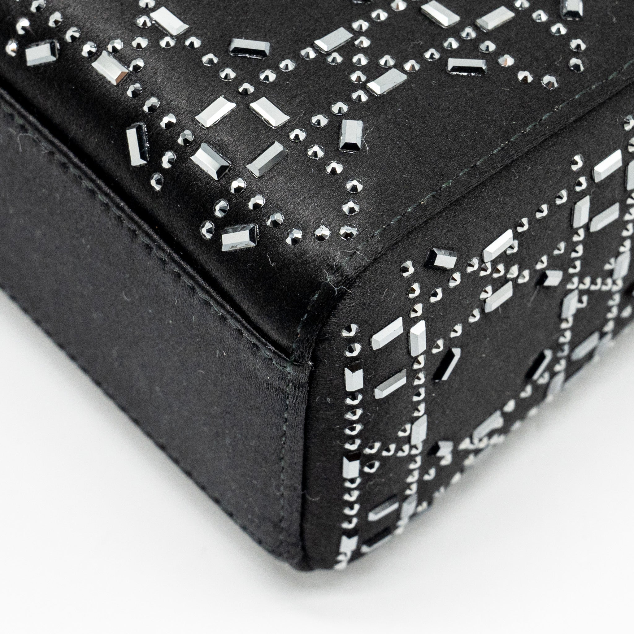 DIOR MINI LADY DIOR STAIN CRYSTAL BLACK SHW