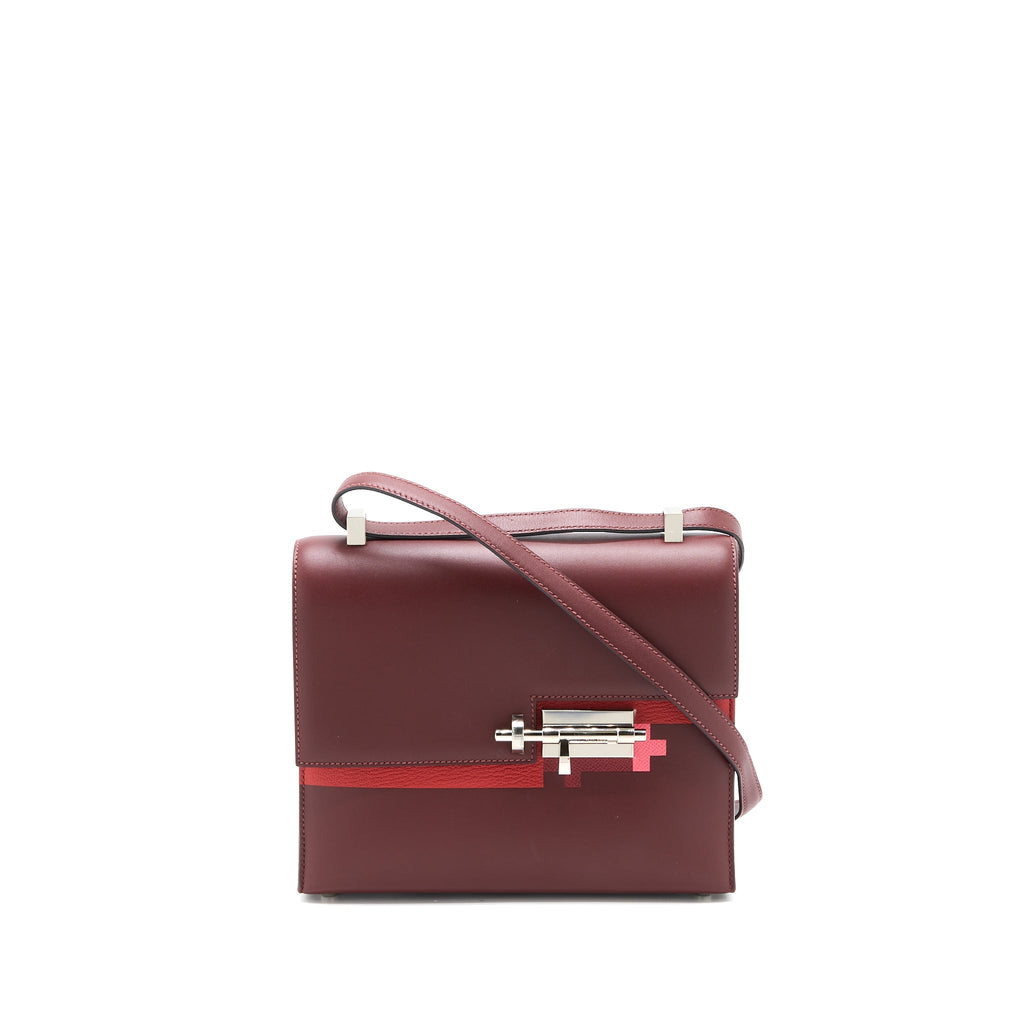 HERMES VERROU 23 SOMBER/MYSORE/EPSOM ROUGE H/ROSE AZALEE/MULTICOLOUR SHW