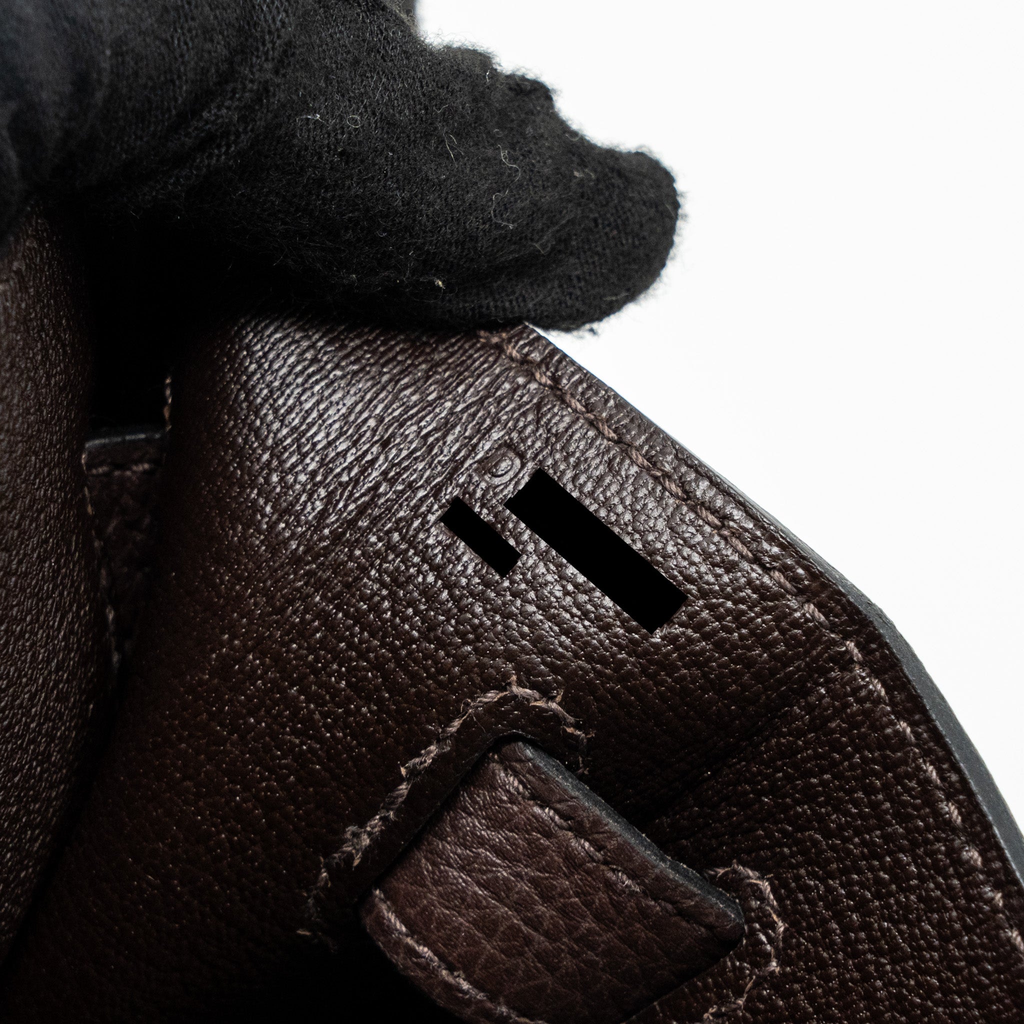 HERMES KELLY 35 TOGO CHOCOLATE GHW