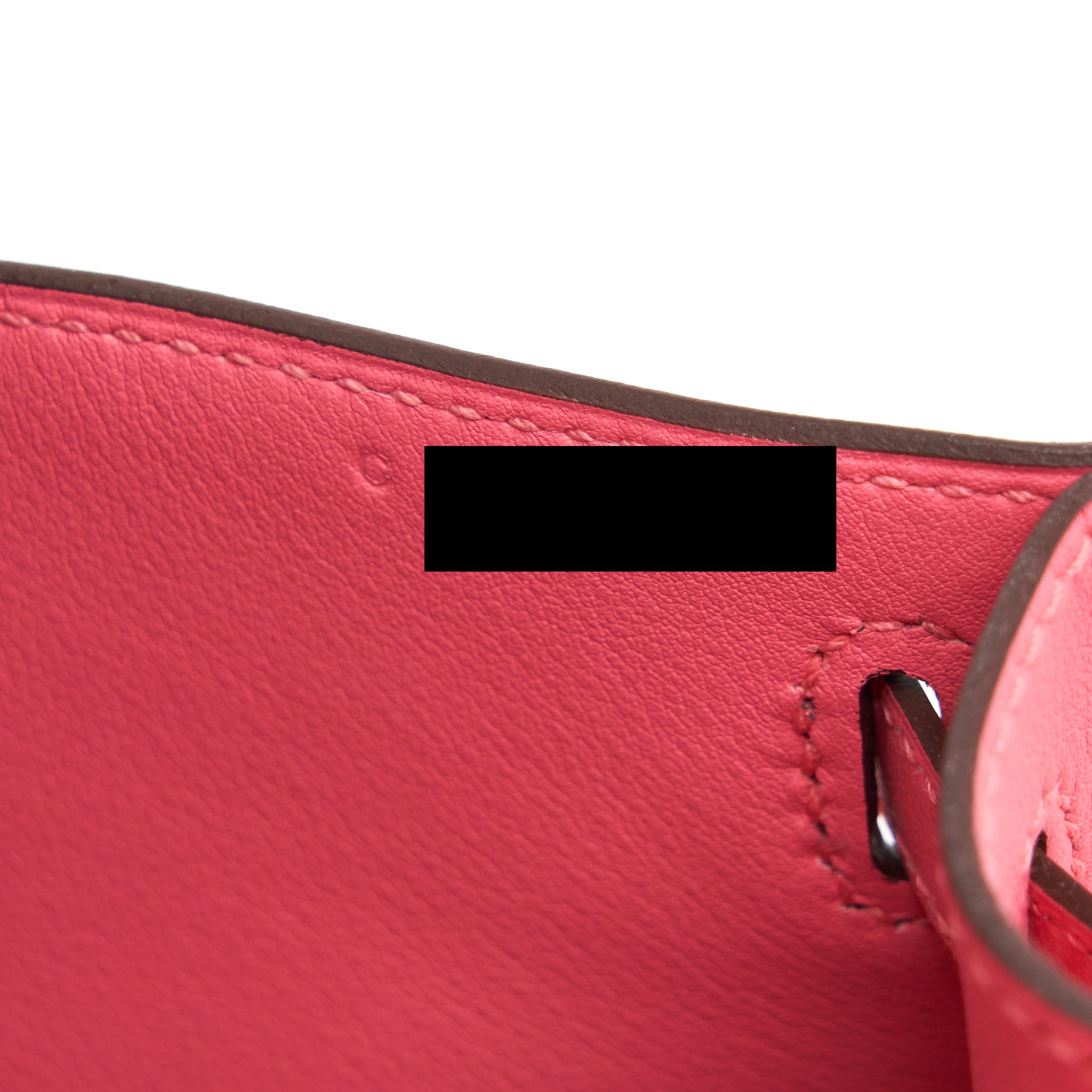 HERMES KELLY POCHETTE SWIFT 8W ROSE AZALEE GHW