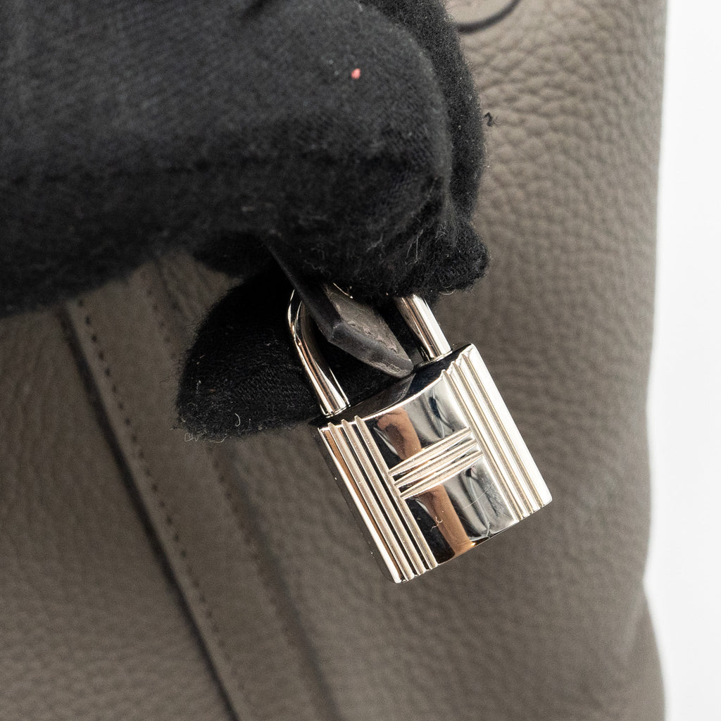 HERMES PICOTIN 18 CLEMENCE GRIS ETAIN SHW