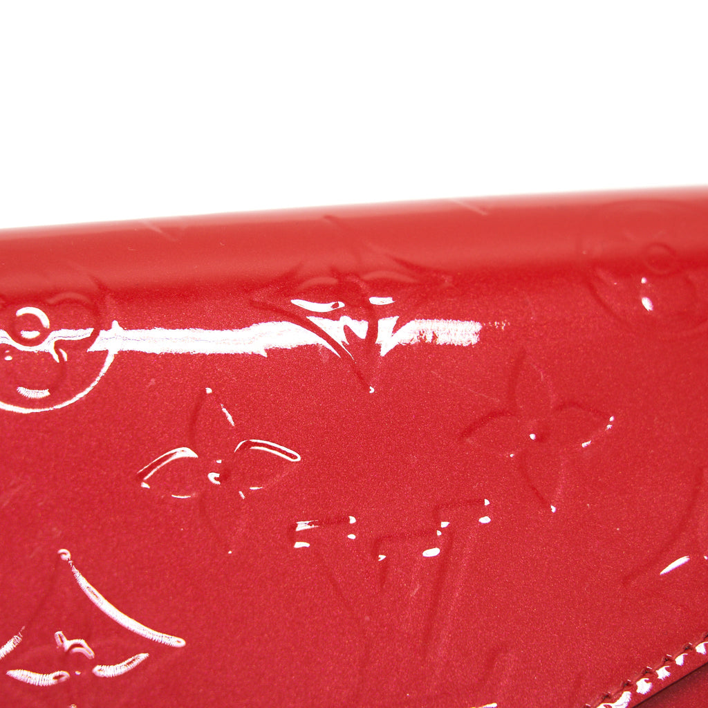 LOUIS VUITTON POCHETTE FELICIE MONOGRAM PATENT LEATHER