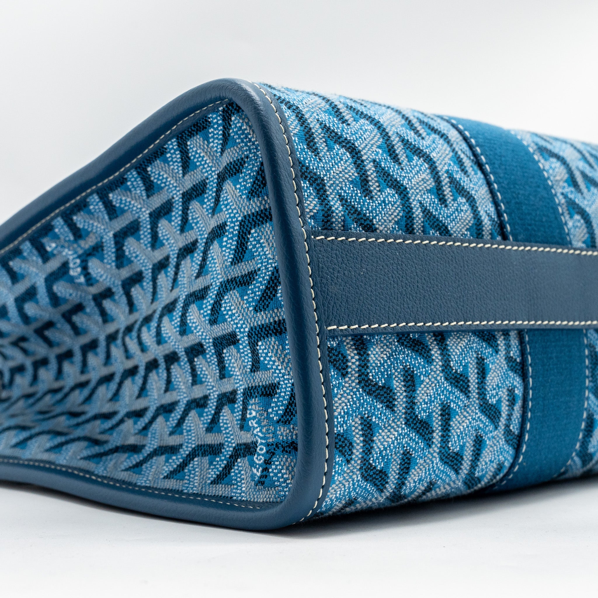 GOYARD VILLETTE TOTE BAG GOYARDLINE CANVAS OCEAN BLUE