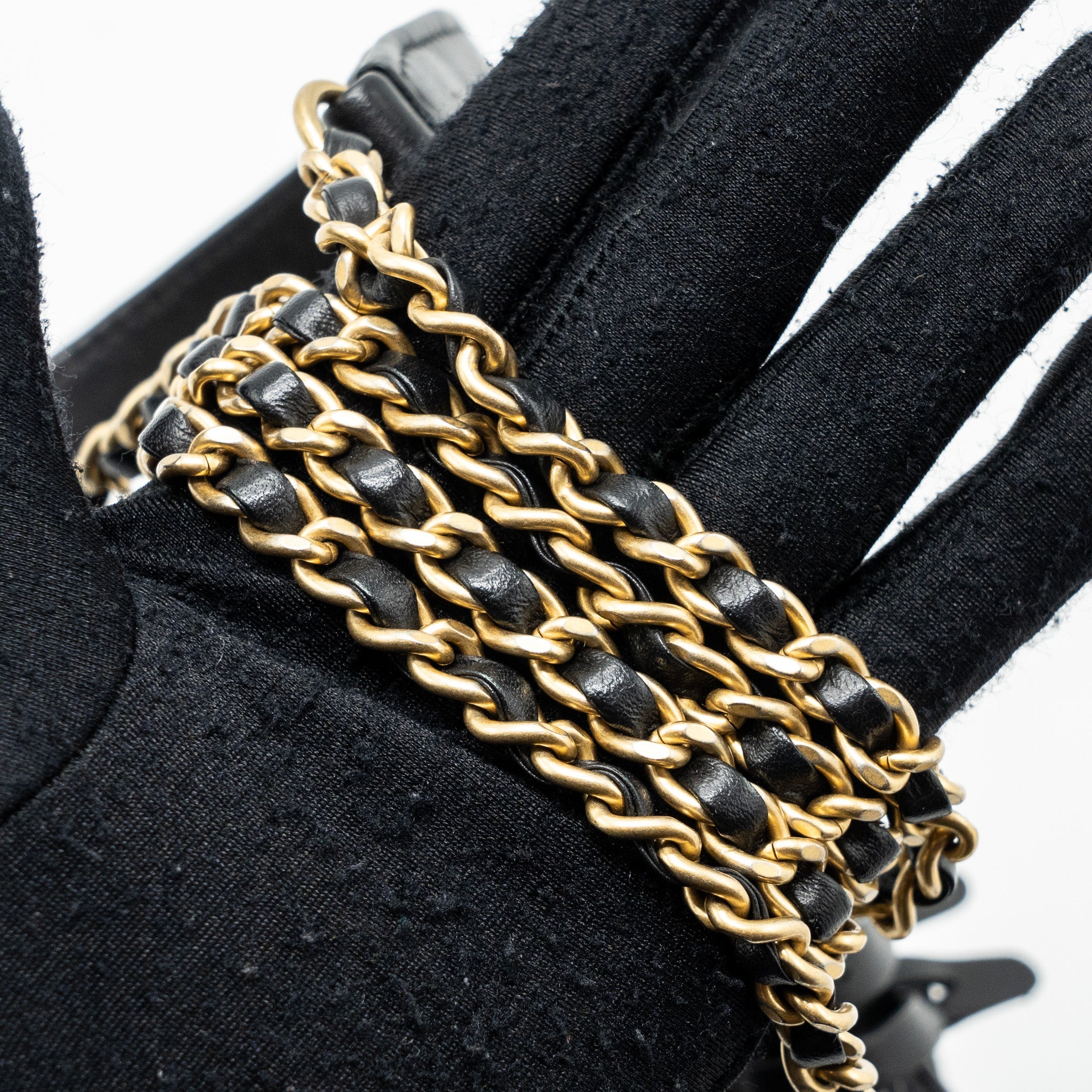 CHANEL MINI FILIGREE VANITY CASE CAVIAR BLACK GHW