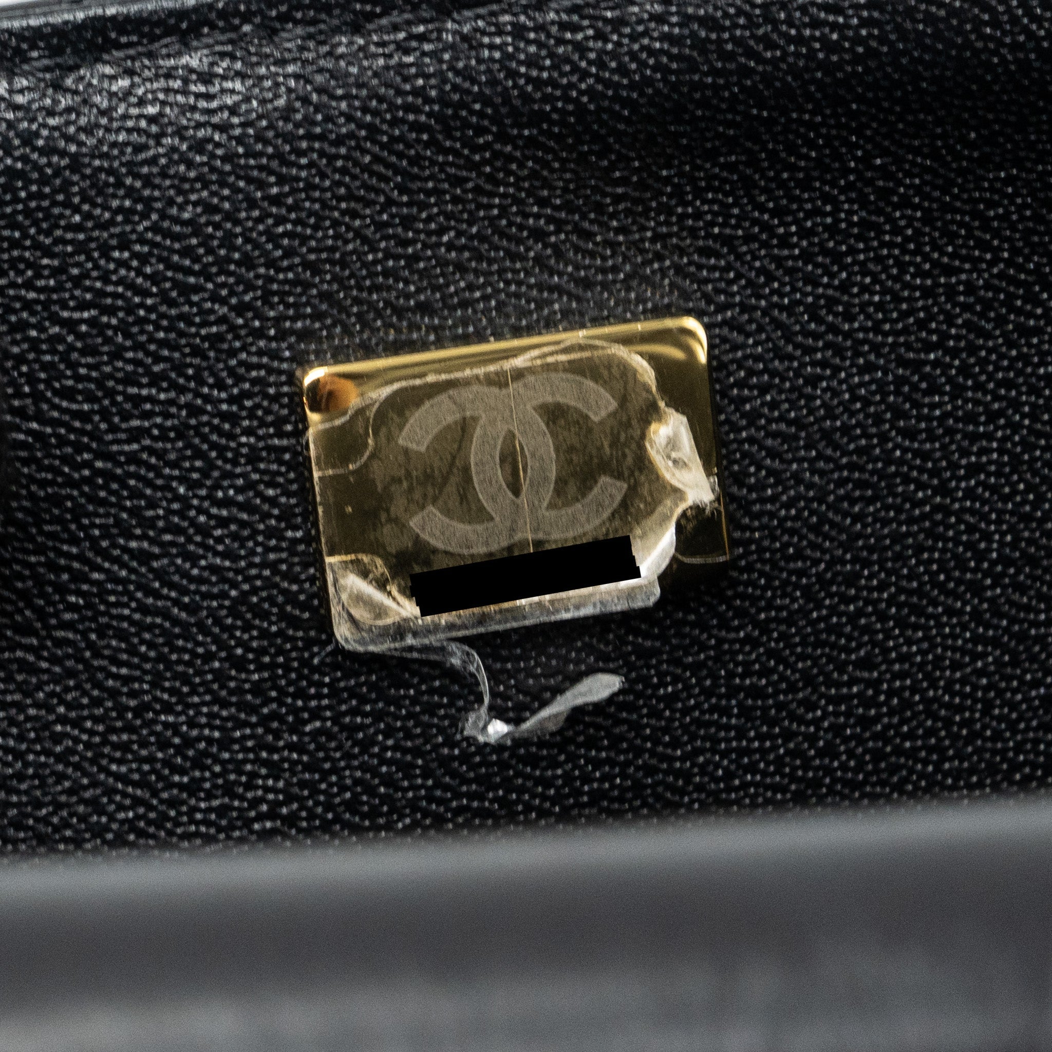 CHANEL MINI 2.55 REISSUE FLAP BAG AGED CALFSKIN BLACK GHW(MICROCHIP)