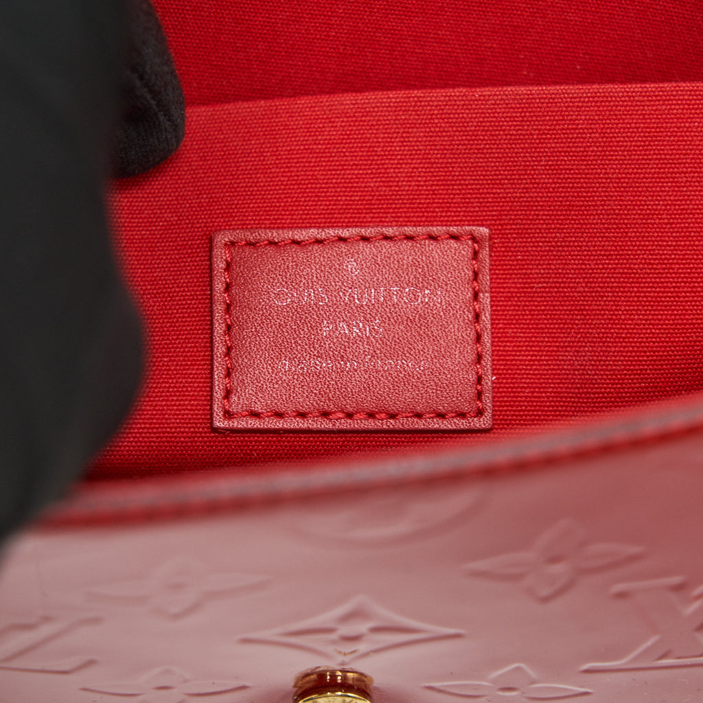 LOUIS VUITTON POCHETTE FELICIE MONOGRAM PATENT LEATHER