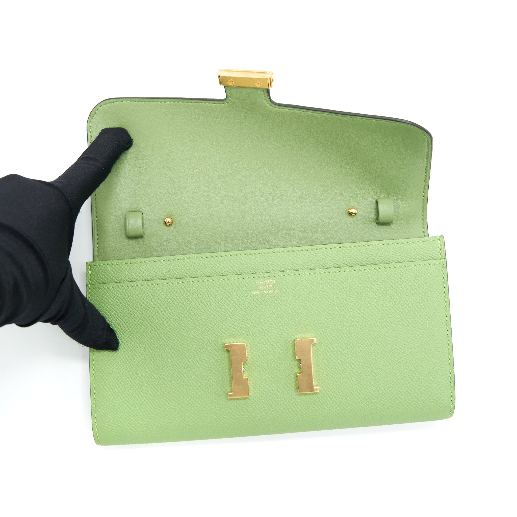 HERMES CONSTANCE TO GO EPSOM VERT CRIQUET GHW