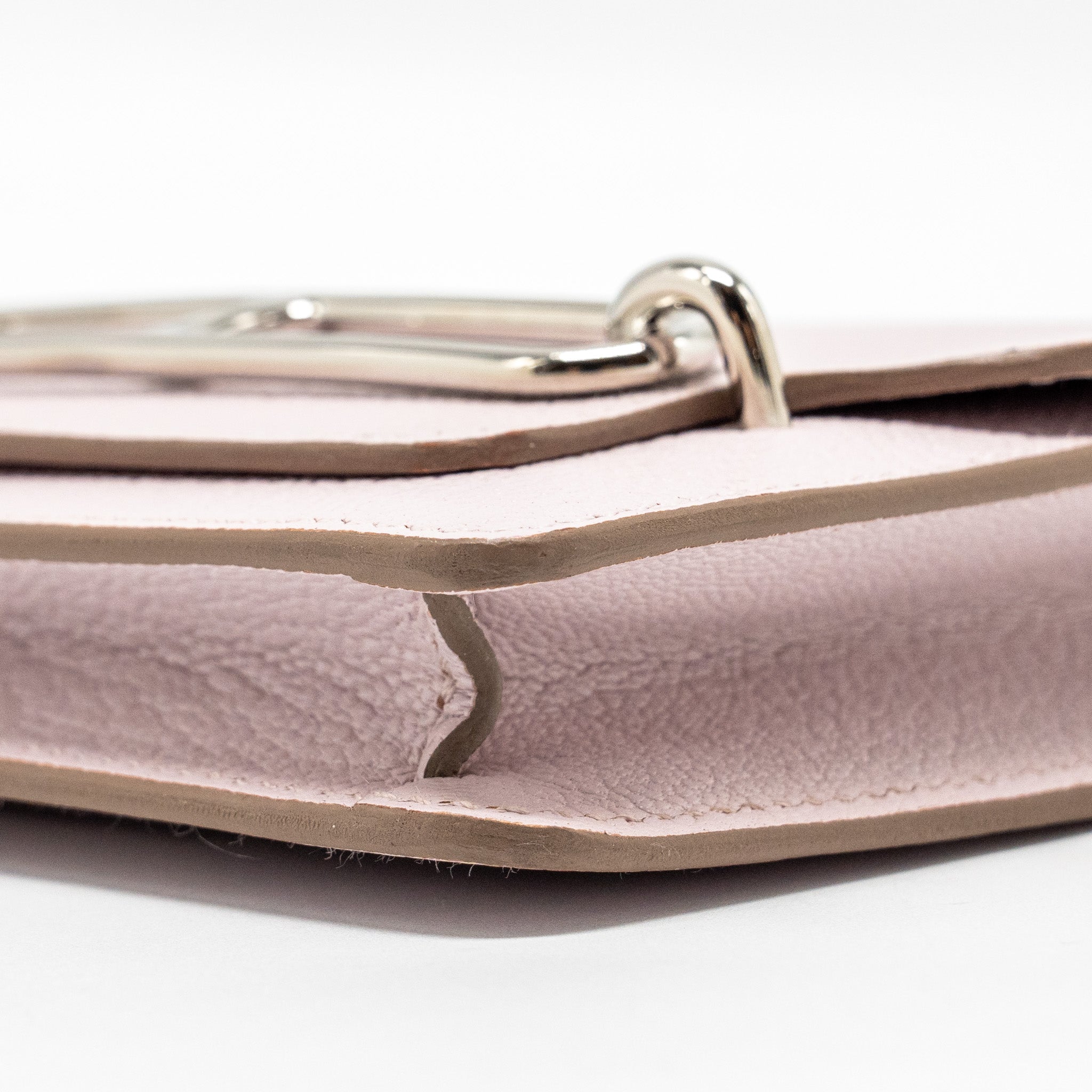 HERMES ROULIS SLIM CHÈVRE MYSORE MAUVE PALE SHW