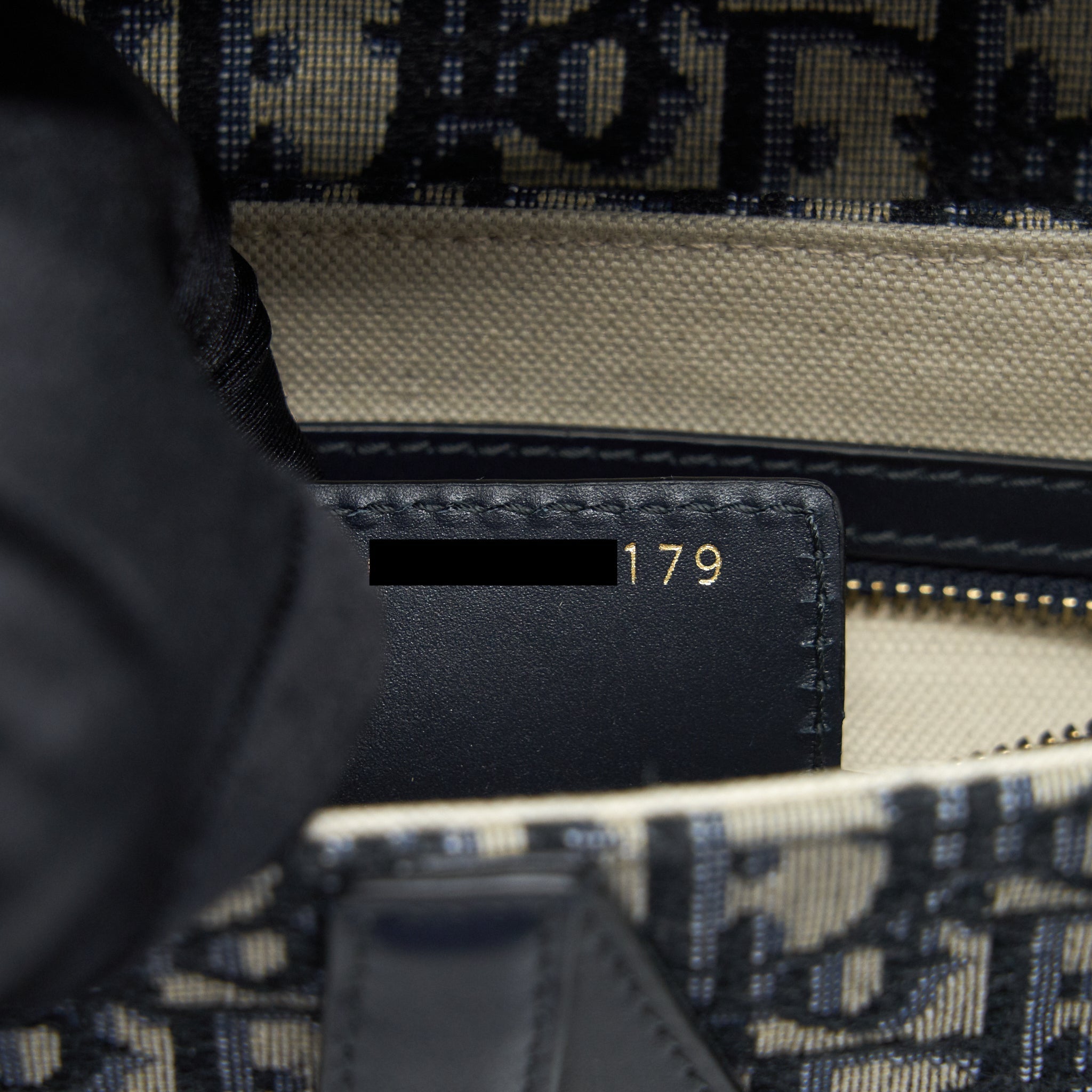 DIOR MEDIUM SADDLE BAG BLUE OBLIQUE JACQUARD