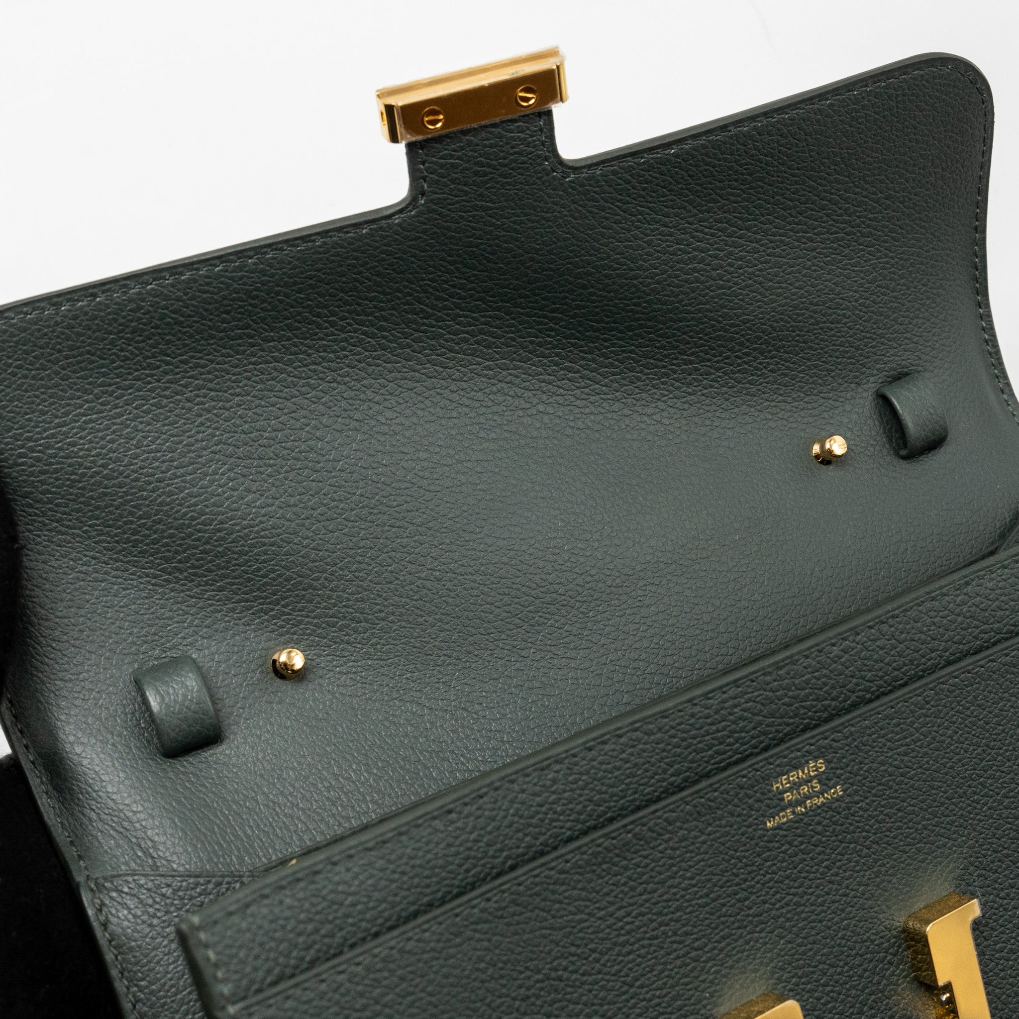 HERMES CONSTANCE TO GO EVERCOLOR VERT MANGROVE GHW