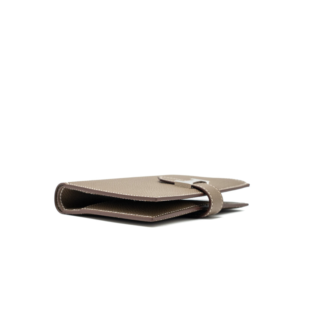 HERMES BEARN COMPACT WALLET EPSOM ETOUPE SHW