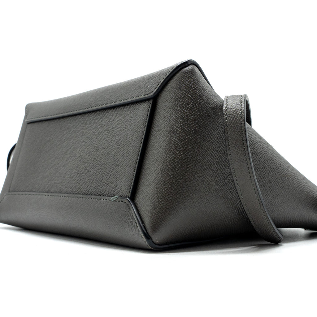 CELINE MICRO BELT BAG CALFSKIN GREY GHW