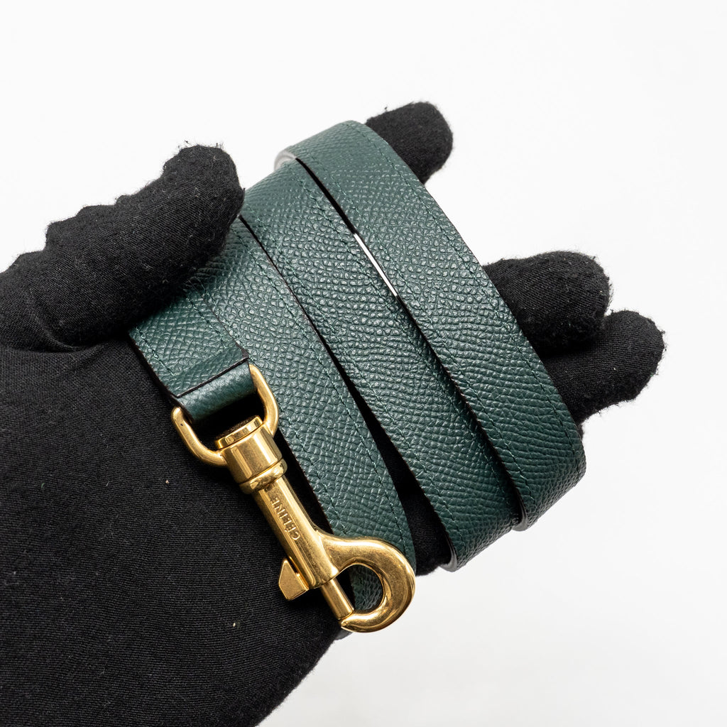 CELINE MICRO BELT BAG CALFSKIN GREEN GHW