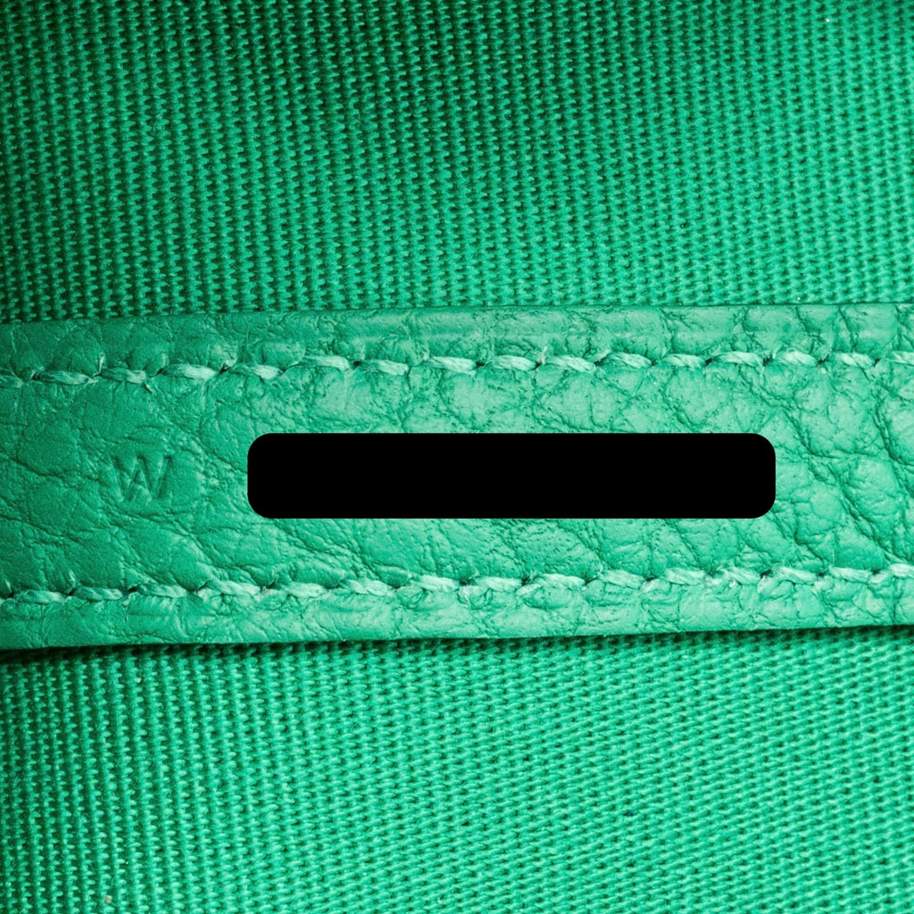 HERMES GARDEN PARTY 30 CANVAS/NEGONDA VERT VERONE-MENTHE/MENTHE SHW