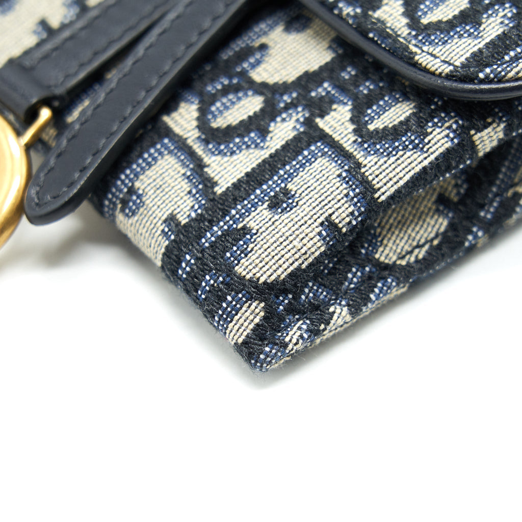 DIOR MINI SADDLE POUCH WITH CHAIN