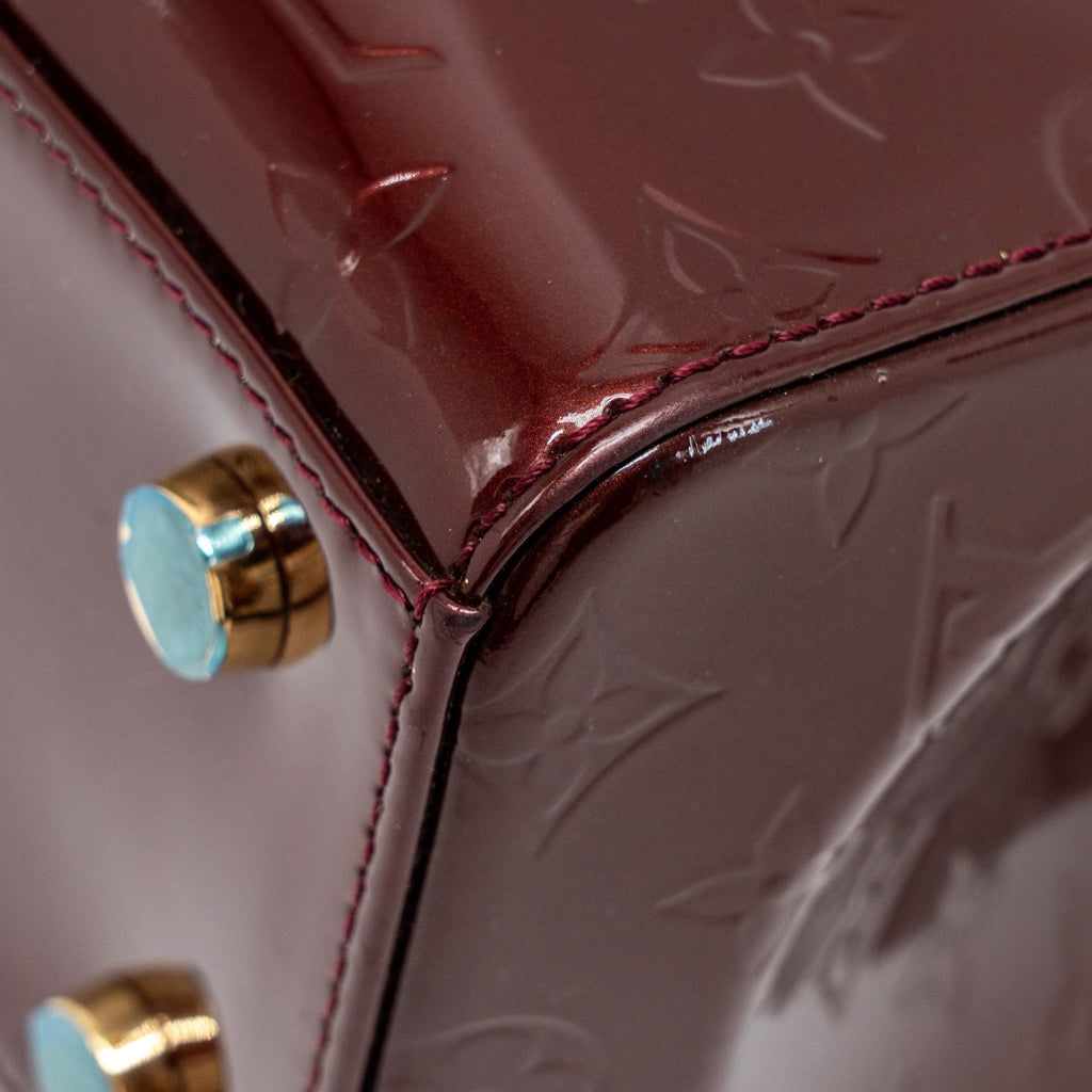 LOUIS VUITTON VERNIS BREA PATENT BURGUNDY AMARANTE GHW