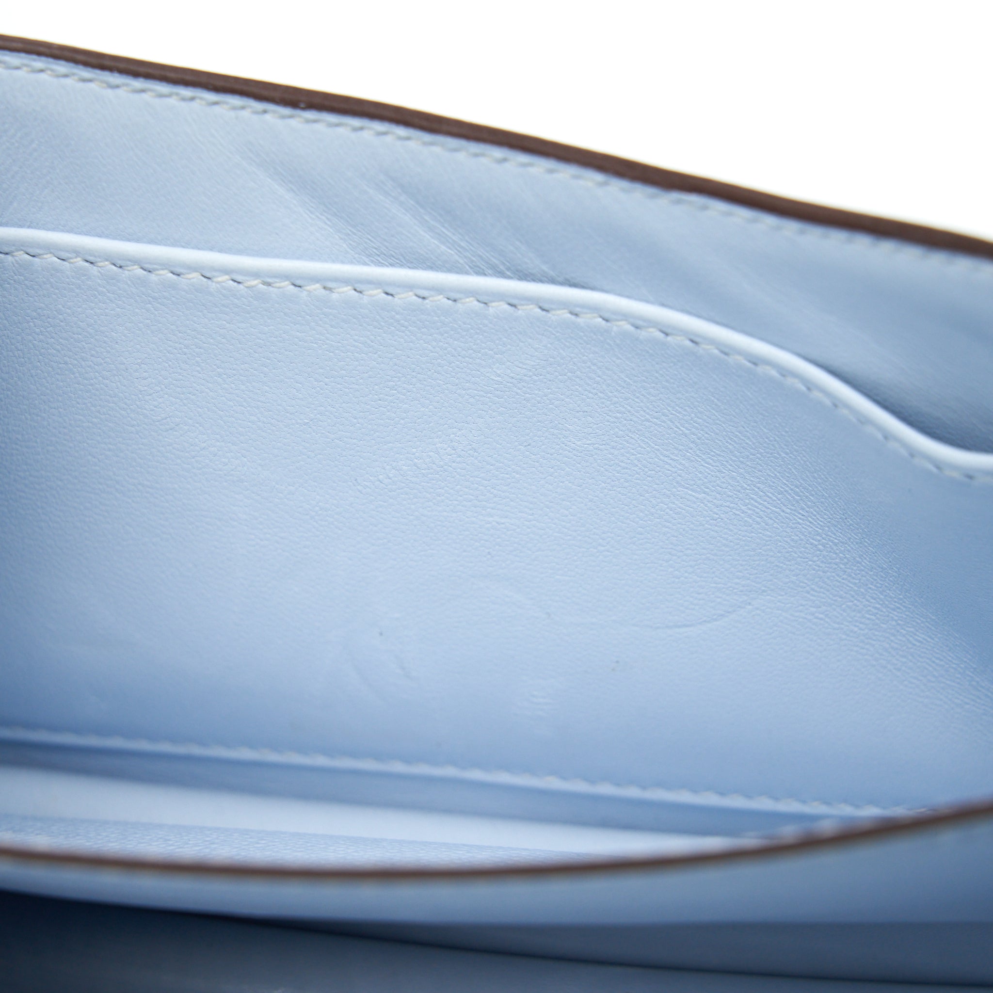 HERMES MINI CONSTANCE EPSOM BLUE BRUME GHW