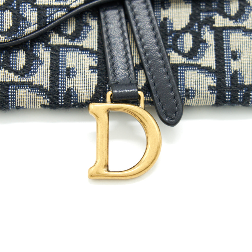 DIOR MINI SADDLE POUCH WITH CHAIN