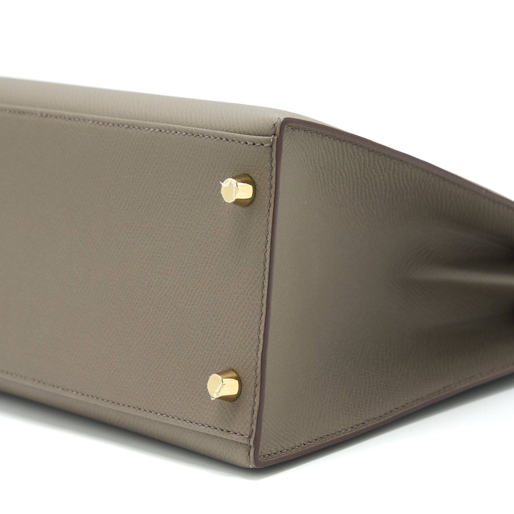 HERMES KELLY 28 EPSOM LEATHER 8F ETAIN GHW