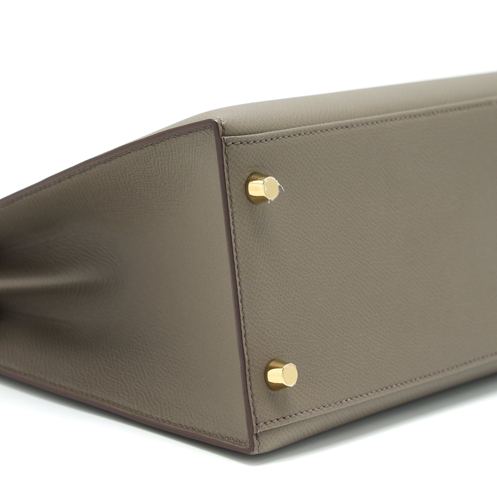 HERMES KELLY 28 EPSOM LEATHER 8F ETAIN GHW