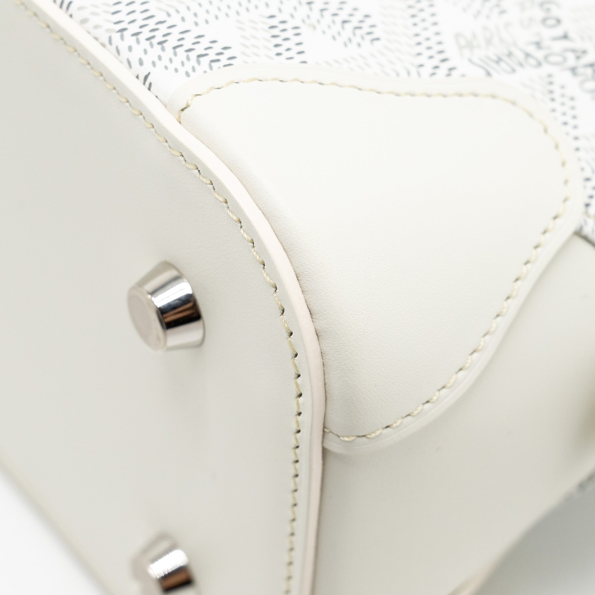GOYARD MINI VENDOME MINI BAG GOYARDINE CANVAS/ CALFSKIN WHITE SHW