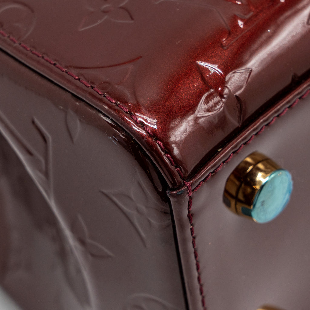 LOUIS VUITTON VERNIS BREA PATENT BURGUNDY AMARANTE GHW