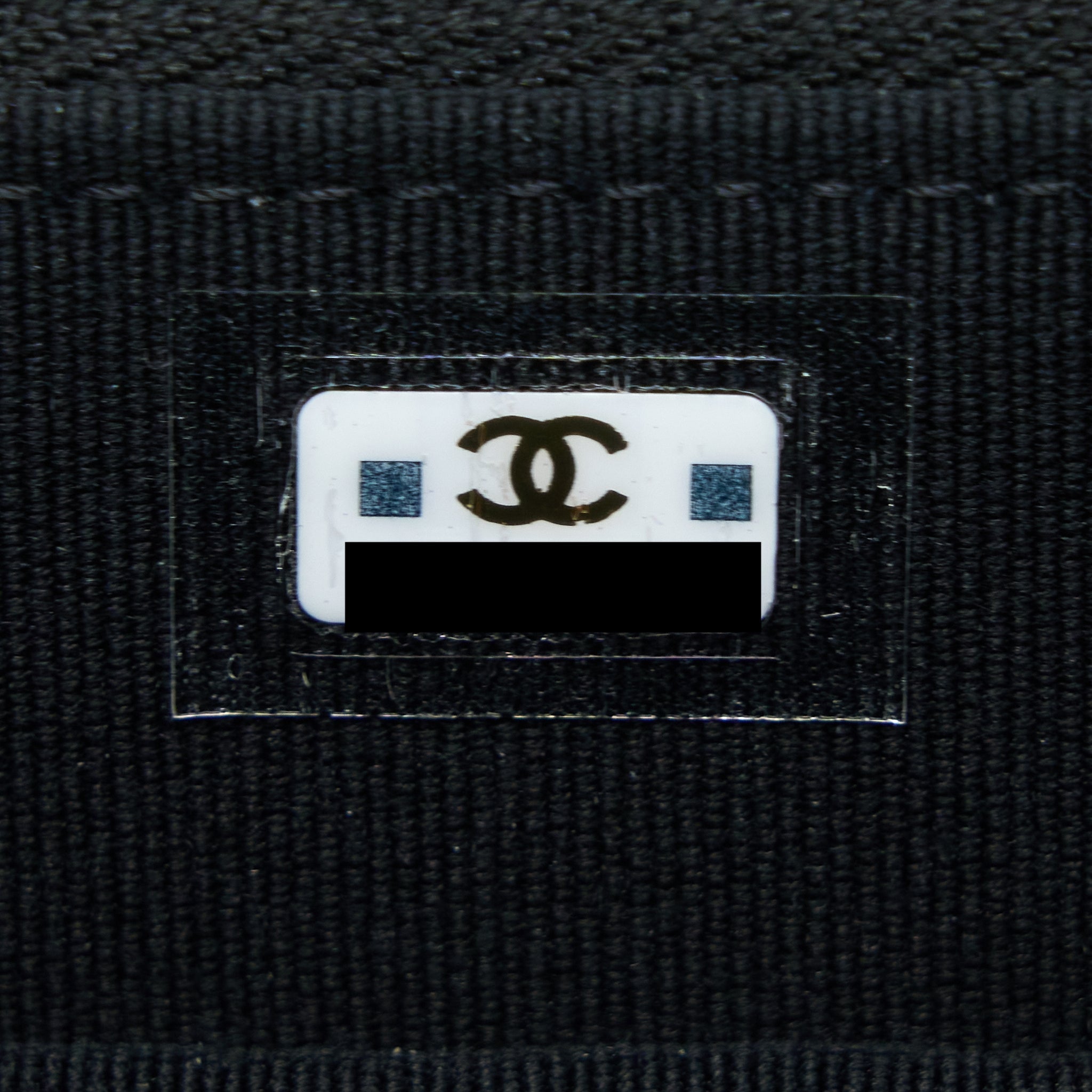 CHANEL 22K TOP HANDLE POCKET LONG VANITY WITH CHAIN BLACK GHW
