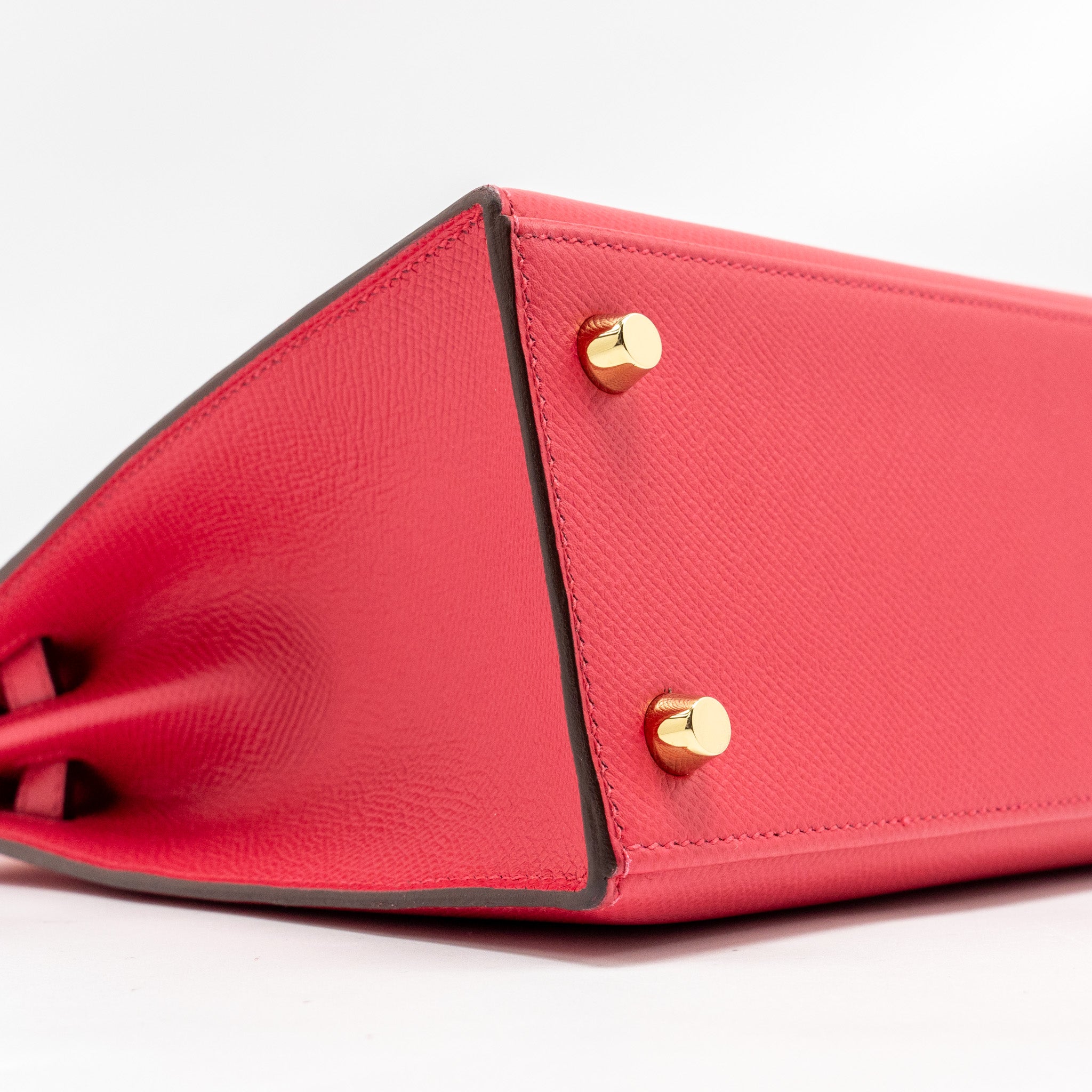 HERMES KELLY 25 EPSOM ROSE MEXICO GHW