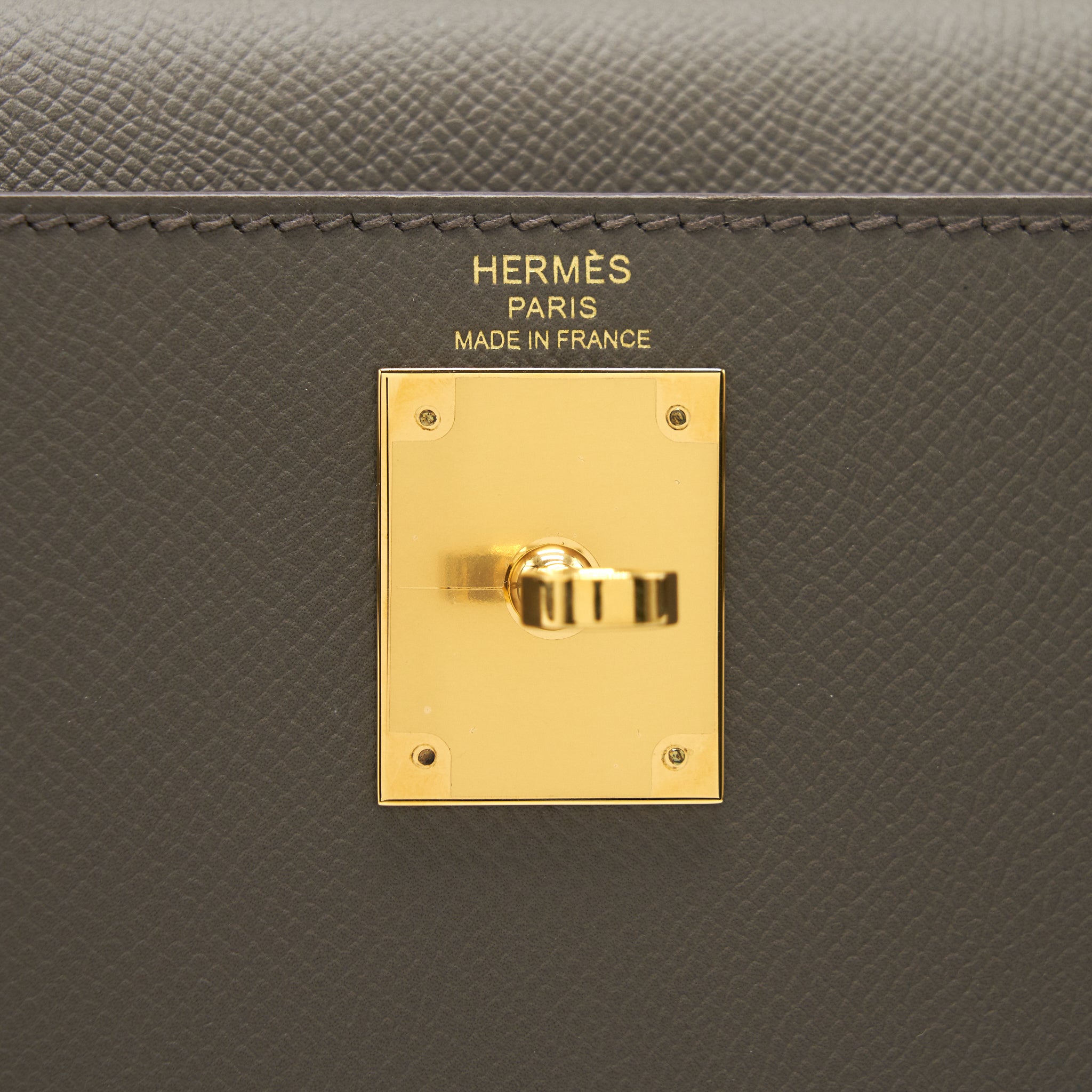 HERMES KELLY 28 EPSOM LEATHER 8F ETAIN GHW