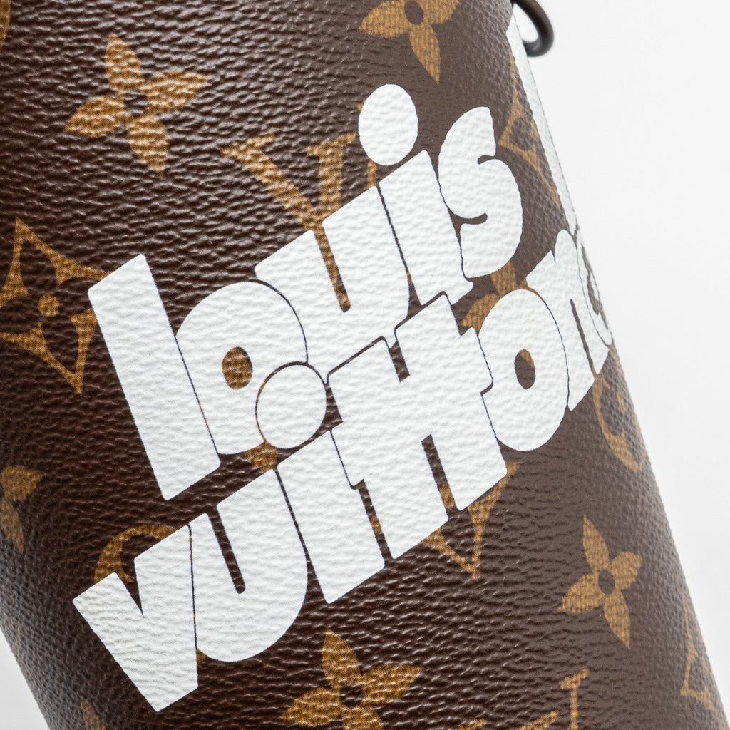 LOUIS VUITTON COFFEE CUP BAG MONOGRAM CANVAS BROWN/MULTICOLOUR BROWN HARDWARE