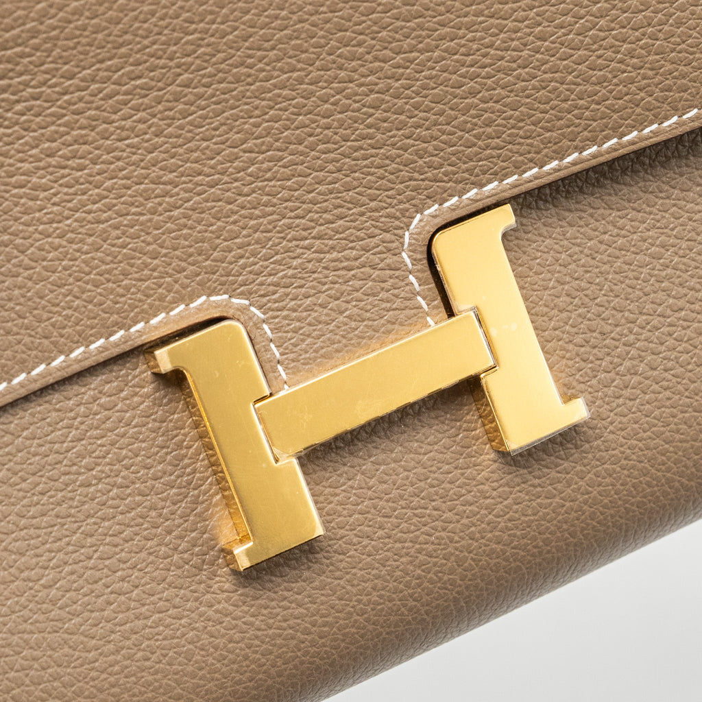 HERMES CONSTANCE TO GO EVERCOLOR ETOUPE GHW