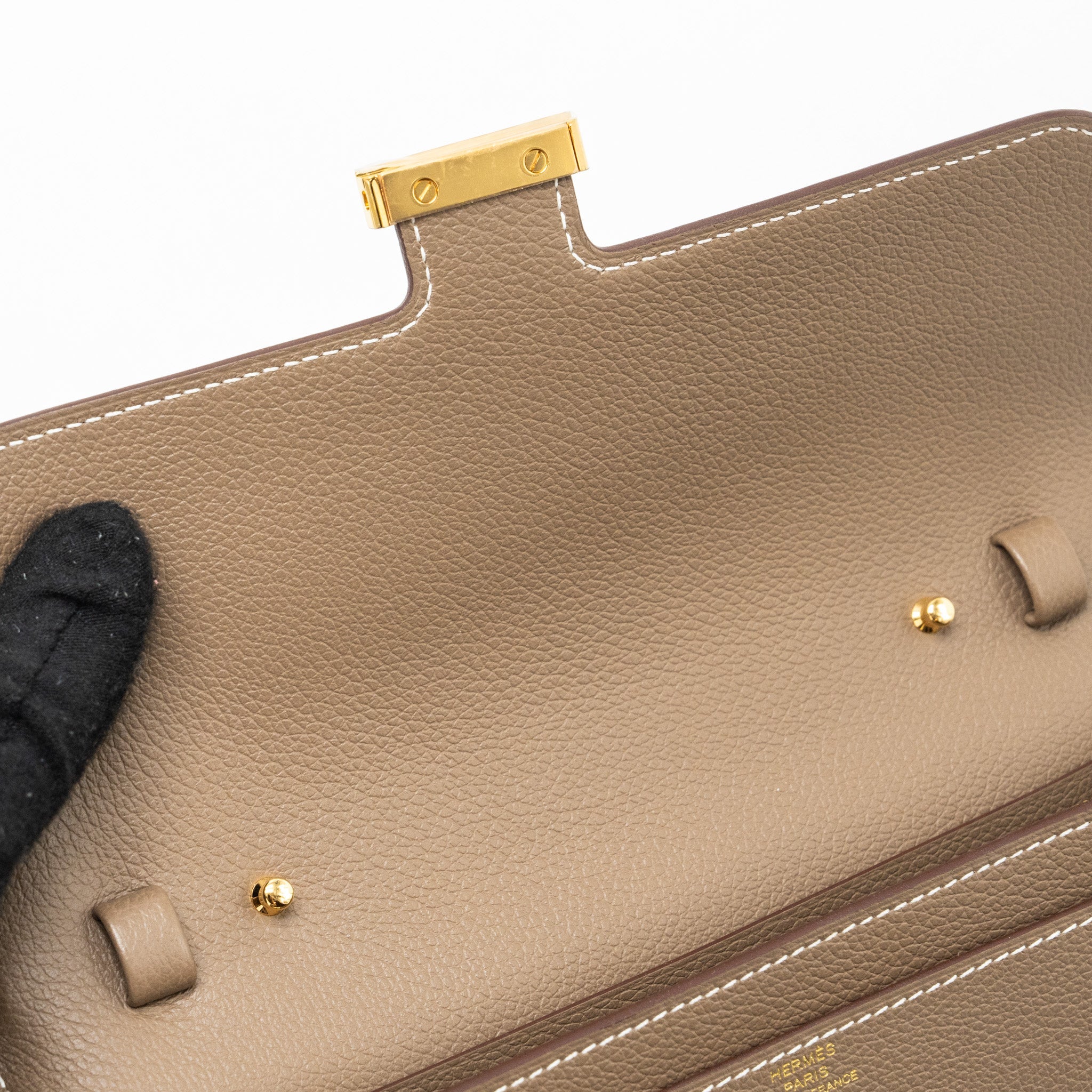 HERMES CONSTANCE TO GO EVERCOLOR ETOUPE GHW