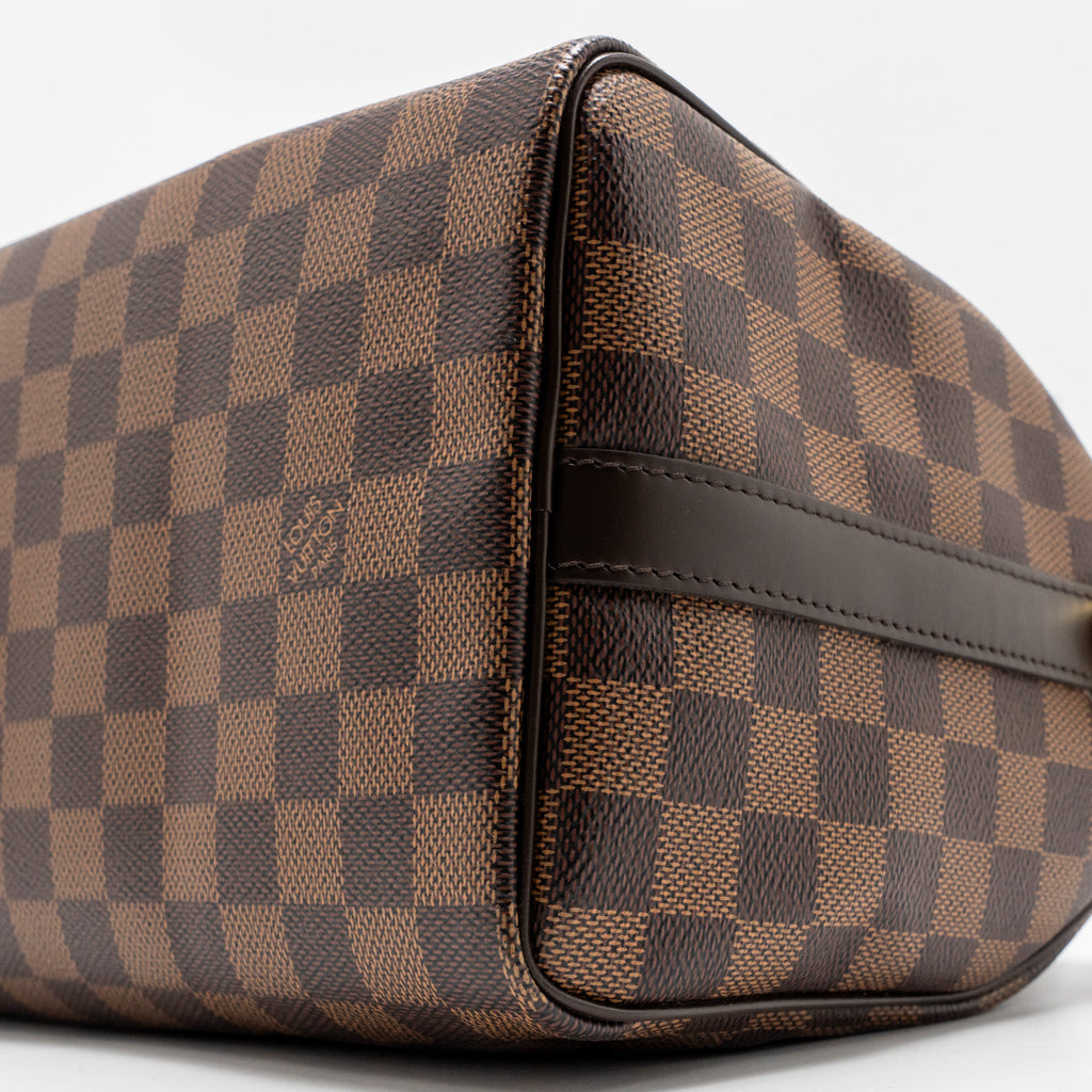 LOUIS VUITTON SPEEDY BANDOULIERE 25 DAMIER EBENE GHW