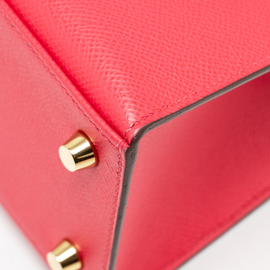 HERMES KELLY 25 EPSOM ROSE MEXICO GHW