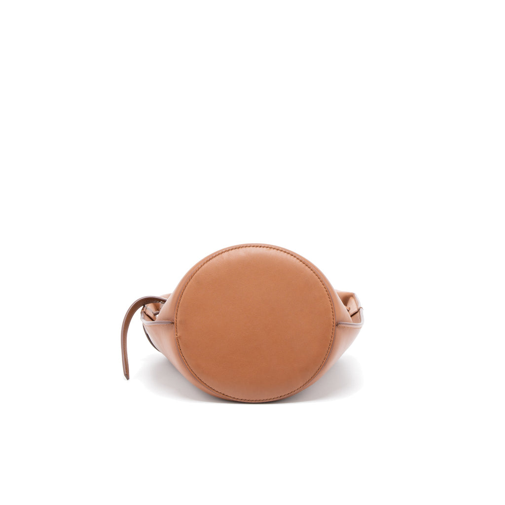 CELINE NANO BUCKET BAG BROWN SHW