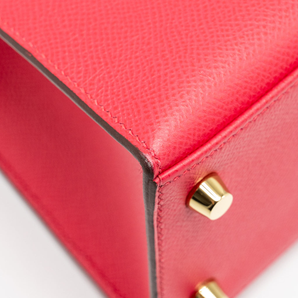 HERMES KELLY 25 EPSOM ROSE MEXICO GHW