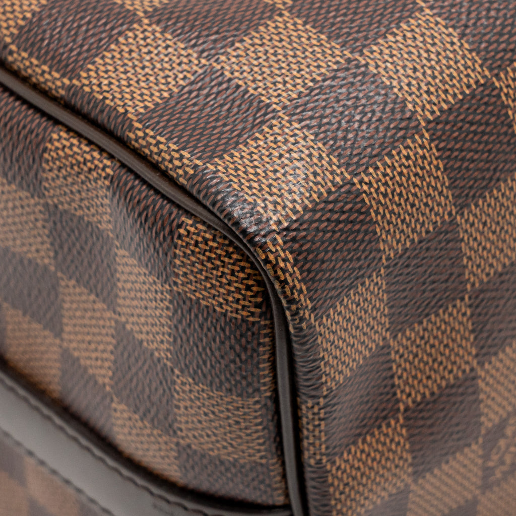LOUIS VUITTON SPEEDY BANDOULIERE 25 DAMIER EBENE GHW