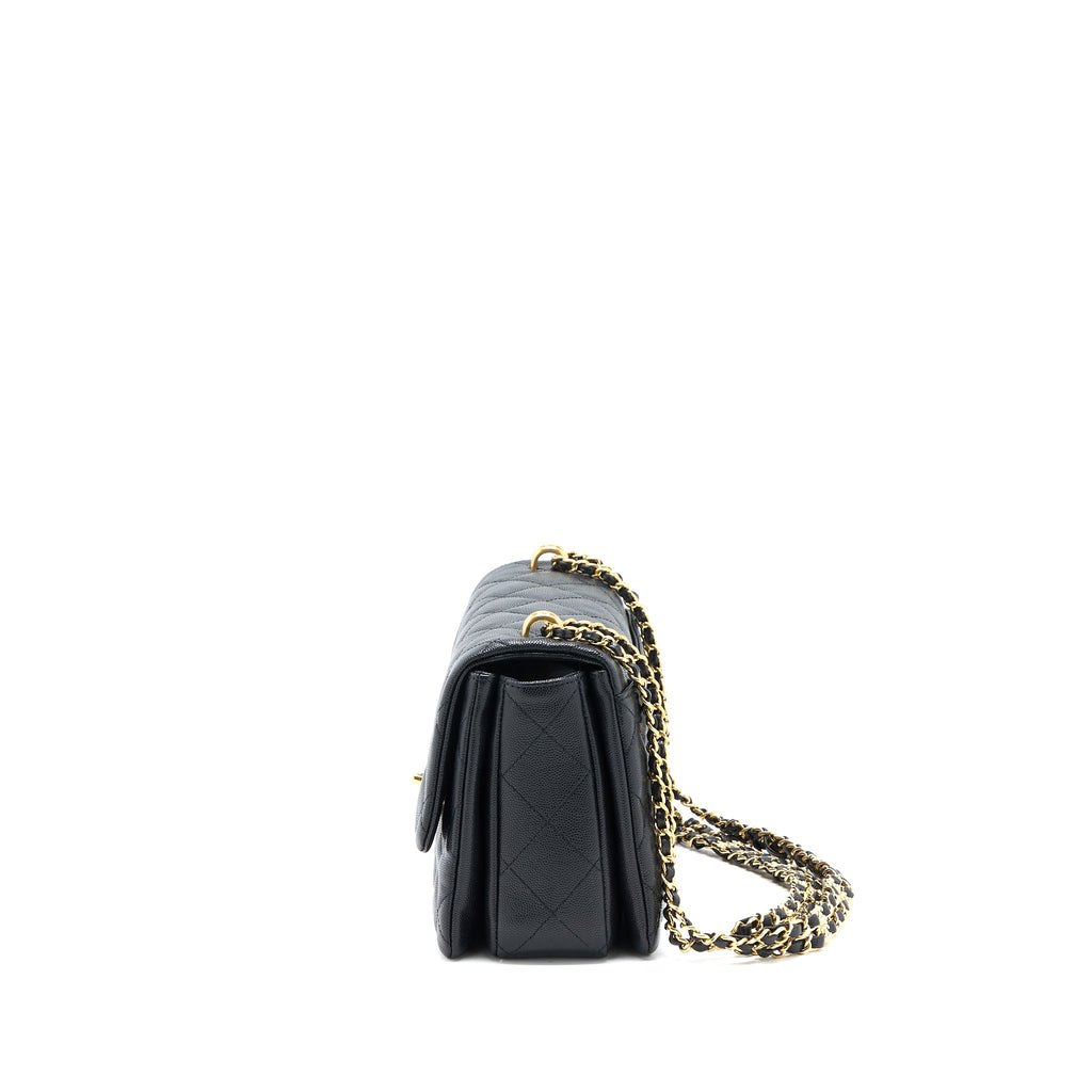 CHANEL 22K COCO FIRST CAVIAR BLACK GHW (MICROCHIP)